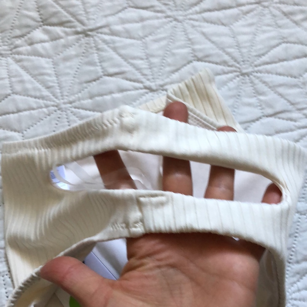 🔥10 for $100🔥 Sanctuary ribbed cutout bikini bottom oatmeal size XS - Picture 5 of 9